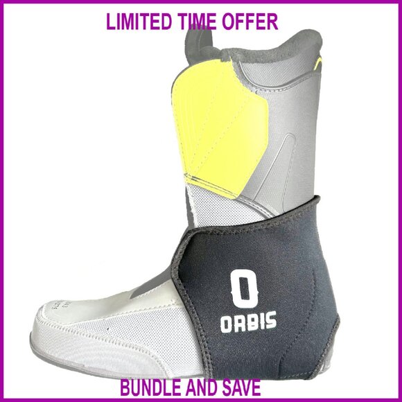 Ski Snowboard Boot Fitting Liner Sleeve with J Bars Small Reduce Heel Lift